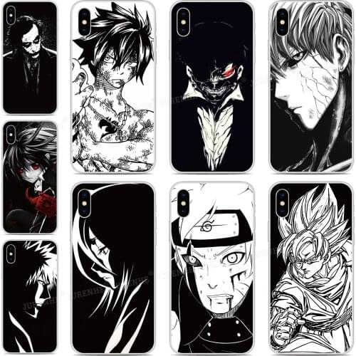 Black White Anime Silicone Cover For Umidigi Bison A7S A3X A3S F2 F1 Play X One Max A5 A3 A7 S3 S5 A9 Pro Power 3 Phone Case
