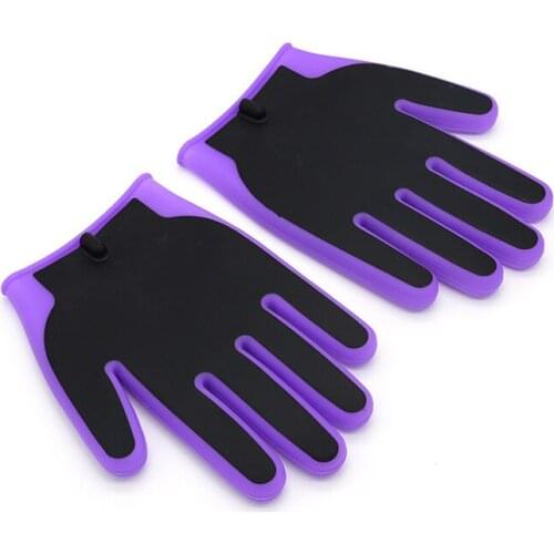 Electric Shock Conductive Gloves Breast Nipple Body Massage Gloves Electro Stimulation Sex Gloves BDSM Adult Game Sex Toy