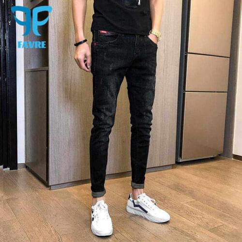 FAVRE Mens Fashion Jeans