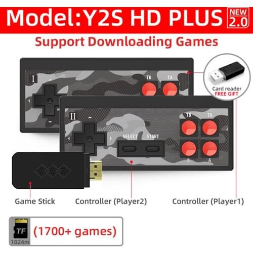 HD PLUS Compatible Video Game Console Built In 620/818 Classic Games Retro Console Wireless Controller HDMI Output Mini Game Box