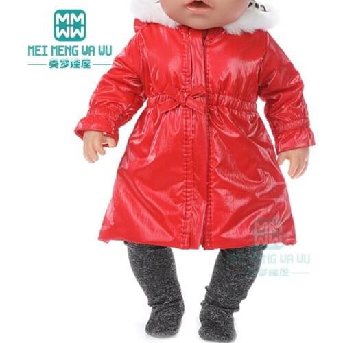 Doll Clothes Fashion waist down jacket for 43 cm toy new born doll baby 18 Inch American doll Our Generation