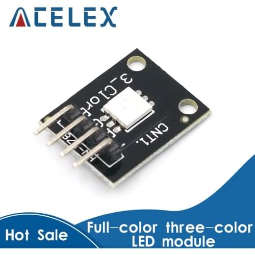 KY-009 5050 PWM Modulator RGB SMD LED Module 3 Color Light For Arduino MCU Raspberry CF Board Three Primary Color