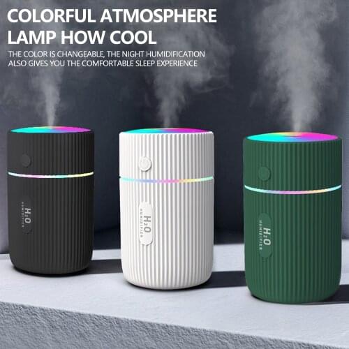 Mini Car Air Humidifier Portable Ultrasonic Air Humidifier Diffuse for Home Car USB Fogger Maker with LED Night Lam Accessories