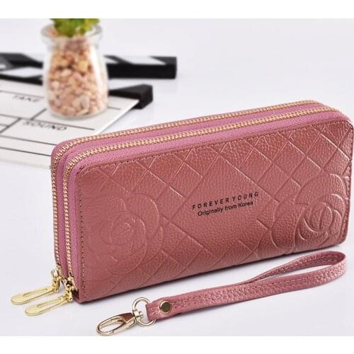 Fashion Wallet Lady Purses Cards Holder Long Zipper Money Bags Female Coin Purse Pocket Clutch Women Billfold Flower Wallet Bag