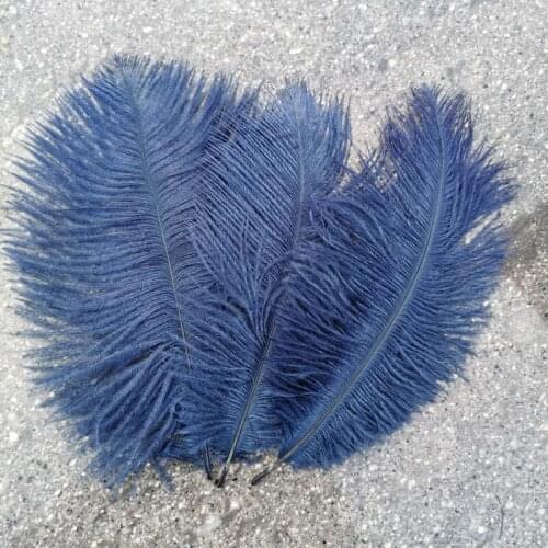 High Quality New 10pcs High Quality Navy ostrich feathers 6-8 inches/15-20 cm for Party/wedding Decoration