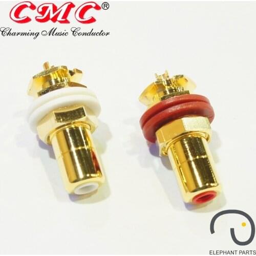 One Pair U.S. CMC 807 RCA terminals Amplifier RCA socket