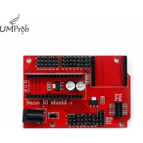 Nano 328P IO Shield Expansion Board NANO V3.0 Adapter Expansion Board for XBEE and NRF24L01 Socket for arduino DIY KIT