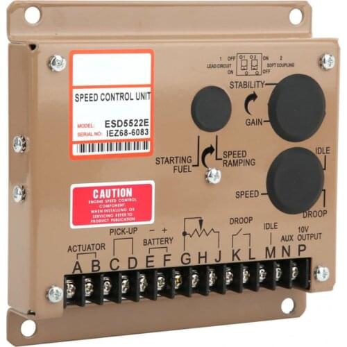 Speed Controller Regulator Governor Electronic Generator Set Accessories Industrial Parts ESD5522E Speed Regulator
