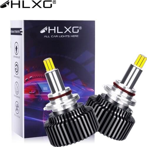 HLXG h4 светодиодные лампы H1 360 LED H11 LED H7 9012 H8 H9 bulb CSP Chips 9005 9006 HB3 HB4 20000LM Auto Light 12V 6000K 8000K