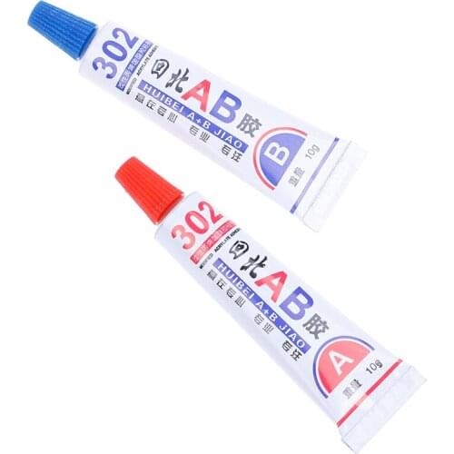 Multi Purpose Glue 302 Strong Liquid Epoxy Resin Leather Rubber Epoxy Adhesive Metal Glass Wood Stationery Store Kit