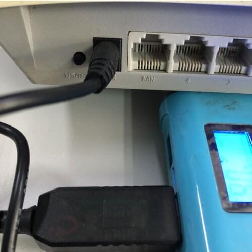 Universal QC 3.0 USB To 5V-12V Adjustable Voltage Step Up 5.5x2.1mm Cable Power Boost Line For WiFi Router LED Strip 12V E56B