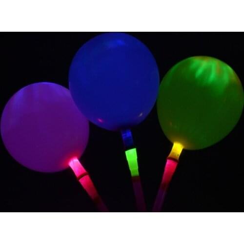 Led Flash Illuminated LED Balloon Glow In The Dark Birthday Decoration Party Glow Baloons free ship 50pcs/Lot