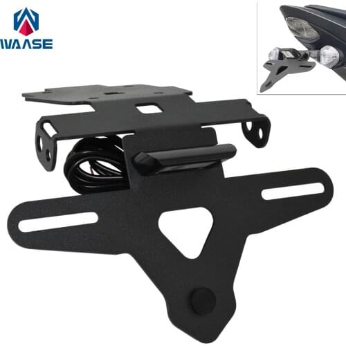 Waase LED License Plate Frame Holder Bracket Tail Tidy Fender Eliminator For SUZUKI GSXS1000 GSXS1000F GSXS1000Z GSX-S GSXS 1000