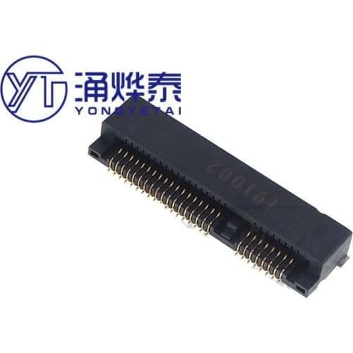 YYT 10PCS Height 5.6mm MINI PCIE MINIPCIE original msata socket connector slot connector deck 52P