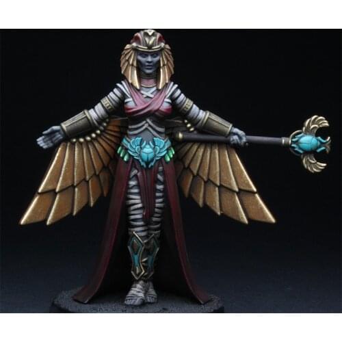 1/32 56mm 1/24 75mm Resin Model Kits Mummy Queen Figure Unpainted No Color RW-129