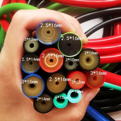 One meter 1 meters Speargun Rubber spearfishing band tubes 6mm*10mm/3mm*10mm/3mm*12mm/2.5mm*14mm/3mm*14mm/2.5mm*16mm/3mm*16mm