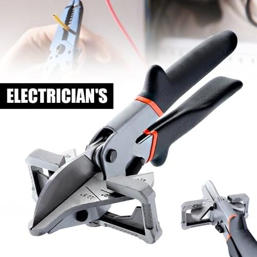 9 Inch Electric Wire Carving Cutter 0-135 Degrees Multi-Function Angle Scissors Multi Angle Pvc Trunking Scissors TN88