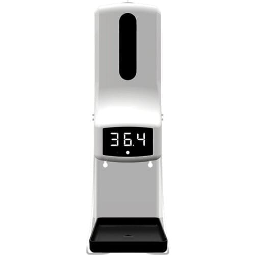 Non-Contact Wall-Mounted Digital Infrared Thermometer with 210cm Tripod Stand K9 1000ml Automatic Sensor Soap Dispenser