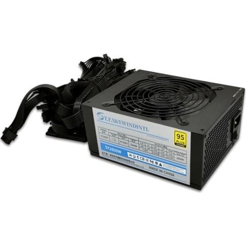 2000W ATX Modular Mining Power Supply PSU for 8 GPU Eth Rig Ethereum Mine Miner