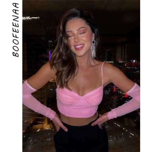 Женские футболки BOOFEENAA China At AliExpress