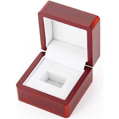 30pcs/lot Wood Jewelry Box for Big Champion Ring Boxes Holder Jewelry Diaplay Storage Case Gift Box Wholesale
