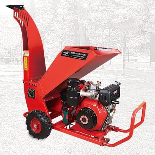 Diesel Engine Wood Chipper Shredder, CXC-703 Branch Shredder, Garden Shredders