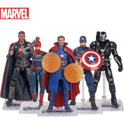 7inch Bracket Version Genuine Figma Marvel Series New Avengers 4Action Figure Action Figure Modle with Bracket Toys for Youth