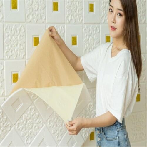 Background Foam Wallpaper Self-adhesive Paper Living Room Bedroom 3D Ceiling Wall TV Roof Ceiling Decoration Sticker