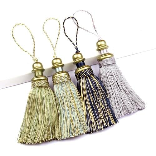 1Pc Tassel Fringe Trim DIY Craft Tassels Hanging European Style Key Tassels Sewing Room Curtain Accessories Tassels Ribbon