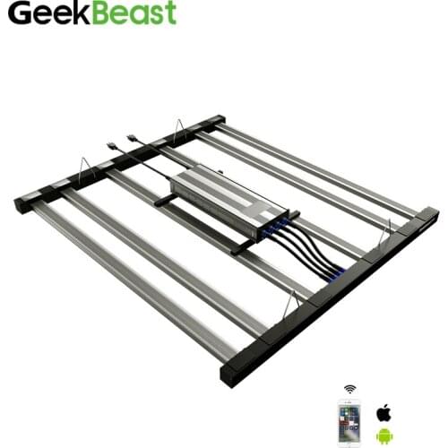 Indoor grower geekbeast pro average ppfd samsung lm301h led grow light bar mix osr 660nm lg uv osr ir switches