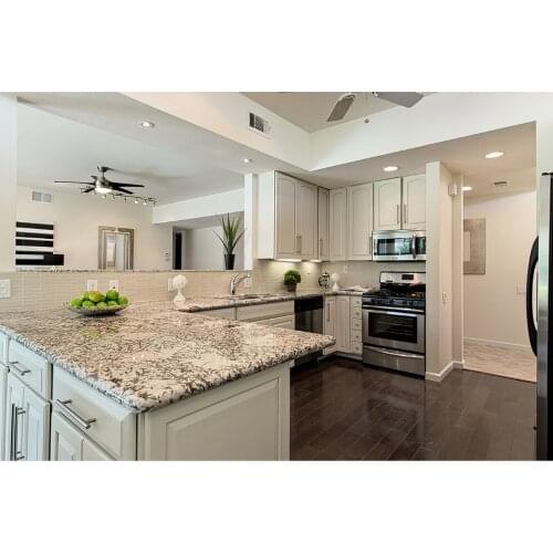 2019 solid wood kitchen cabinets new design white traditional armadio da cucina wooden kitchen furnitures S1606031