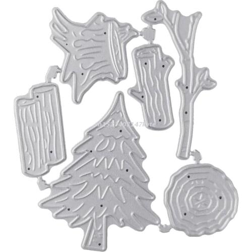 Pine Tree Metal Cutting Dies Stencil DIY Scrapbooking Album Paper Card Template