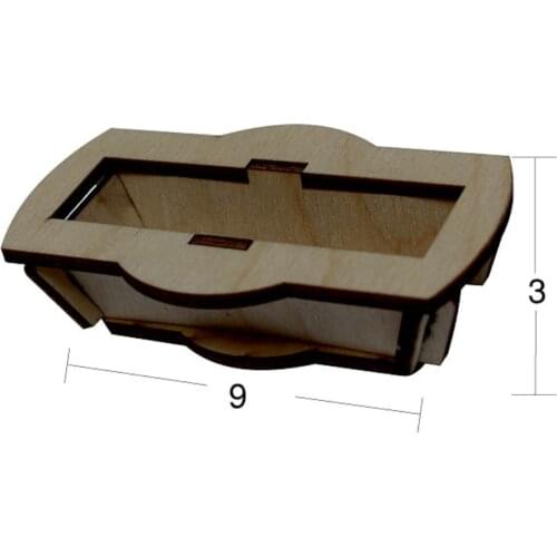 MN30 Miniature Bathtub, Hobby Wood Painting Miniature