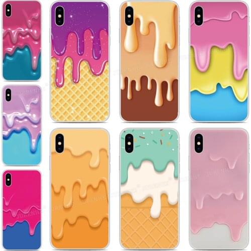 Soft TPU Melting Ice Cream Phone Case For Alcatel 1L 1S 3L 2021 1 3C 1C 1X 1V 3V 3X 2019 1A 1B 1SE 2020 Silicone Back Cover