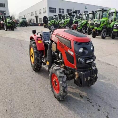 New Agriculture Greenhouse Tractors Good Quality Hydraulic 4-Cylinder Engine Farm Mini Tractors