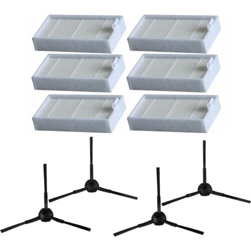 Primary dust Filter side brush Efficient Hepa Filter for ilife v5 v5s V3 V3s v5pro V50 V55 x5 robot vacuum cleaner Parts