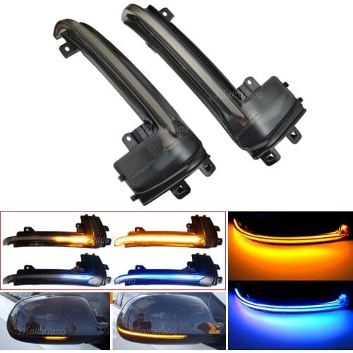 For Audi A3 8P A4 A5 B8 Q3 A6 C6 4F S6 S4 S5 A8 D3 8K S8 Side Mirror Sequential Rearview Blinker Dynamic LED Turn Signal Light