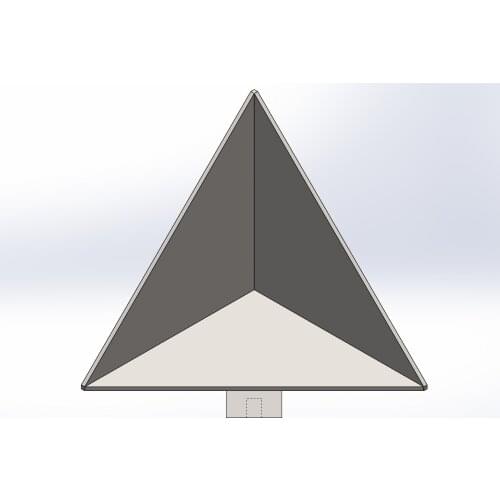 Radar angle reflector microwave radar millimeter wave 24 77 GHz automotive radar calibration angle reflector