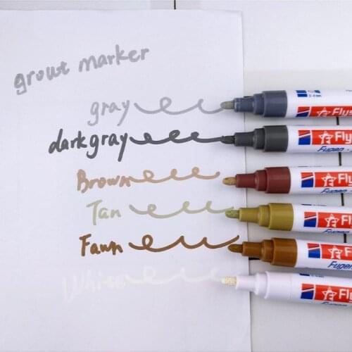 1Pcs Tile Gap Repair Color Pen Special Beautiful Seam Tile Floor Tile Repair Pen Replaceable White Marker Pen