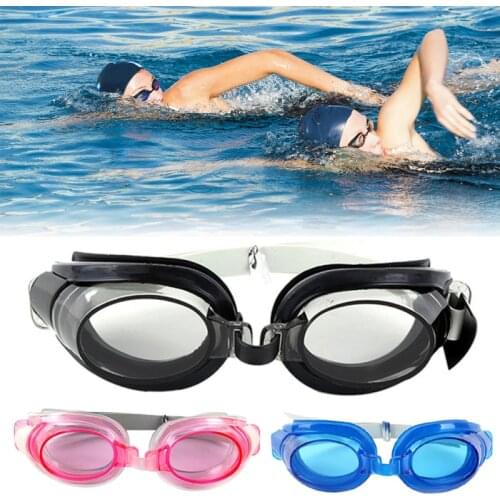 Silicone Swimming Goggles Waterproof Anti Fog Goggles Set UV Protection Wide View Adjustable Glasses With Nose Clip Ear Plug
