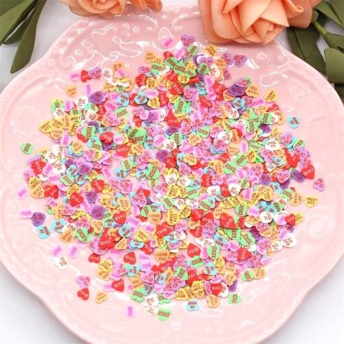 Mixed Heart-shaped Colors Sequins for DIY Card Making Craft Color Collection