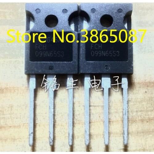 FCH099N65S3 TO-247 099N65S3 POWER MOSFET TRANSISTOR MOS TUBE 5PCS/LOT ORIGINAL NEW