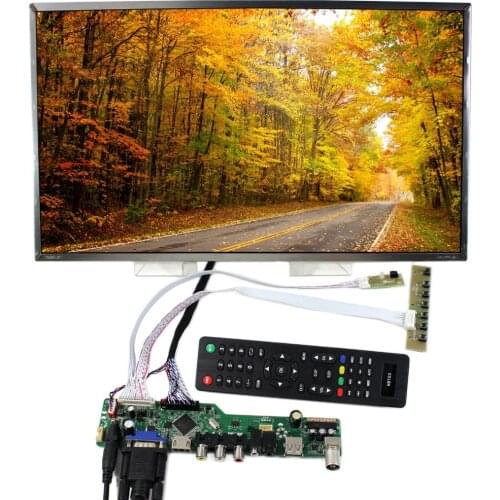 TV HD MI VGA AV LCD Control Board With 17.3inch 1600x900 B173RW01 LP173WD1 LCD Screen