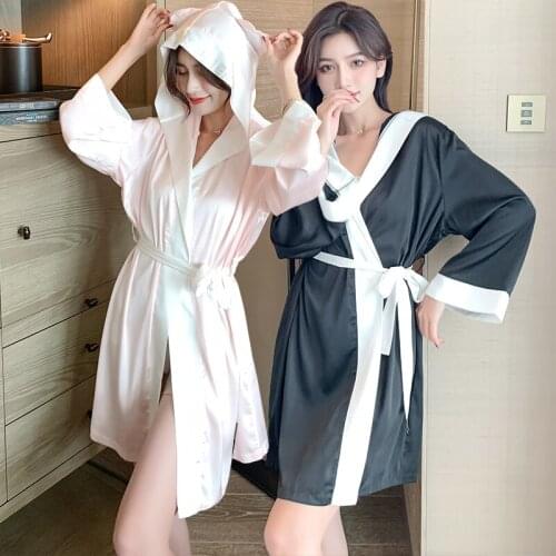 Женские халаты с капюшоном Umut pashana China At AliExpress