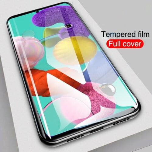 Full Glue Tempered Glass For Samsung Galaxy A10s A20s A6s A8s A31 A41 A51 A72 Screen Protector For Galaxy A6 A7 A8 A9 J4 J6 J8