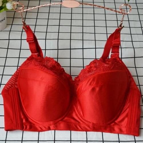2020 Womens Bra Plus Size B C D E G H Cup Large Lady Lingerie Bralette Pure Brassiere Embroidery Underwear