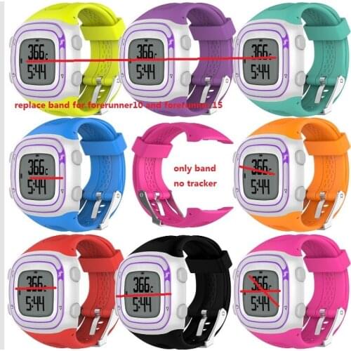 1pc.replace Watchband Strap for Forerunner 10. Forerunner 15 Silicone Wrist Strap with Tools