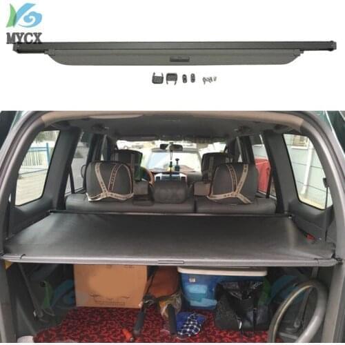 2003 Car Rear Trunk Security Shield Cargo Cover For TOYOTA Land Cruiser PRADO FJ120 FJ 120 2003-2009 High Qualit Accessories