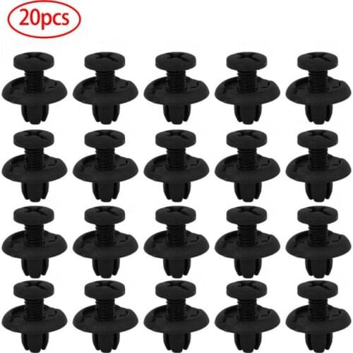 20x Car Bumper Fender Trim Clip Plastic Panel Interior Moulding Assortment As07 Auto Fastener Clips Vehicle Retainer Rivet Door