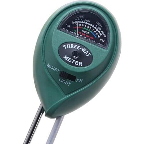 3 in1 Flowers Plant Soil PH Tester Moisture Light Meter hydroponics Analyzer